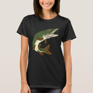 Camiseta Peixes predadores motif de pesca para pescadores d