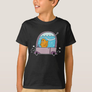 Camiseta Peixes que conduzem um carro - o t-shirt do miúdo