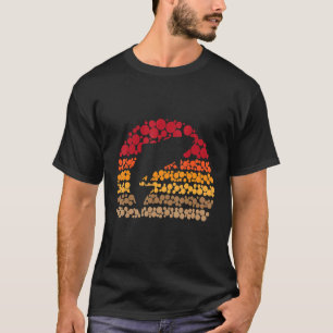 Camiseta Peixes Retrorts Vintage Sunset Para Peixes