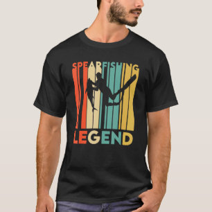 Camiseta Peixes Roupa da Lenda de Pesca de Arrasto Retro