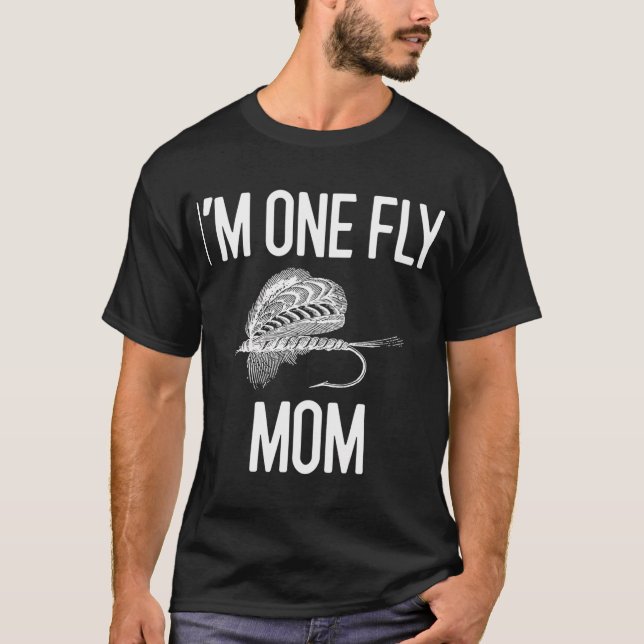 Camiseta Peixes se alimentando de truta marrom (Frente)