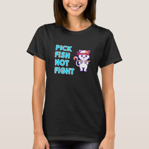 Camiseta Peixes-Separação de Gato Não Combatem