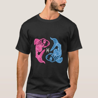 Camiseta Peixes Símbolo Zodiac Astrologia