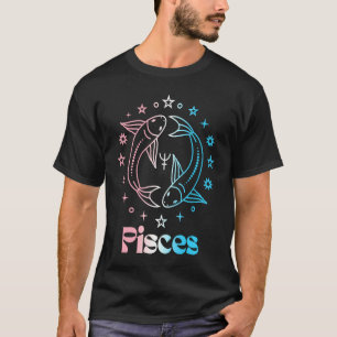 Camiseta Peixes Símbolo Zodíaco Astrologia Transgênero Tran
