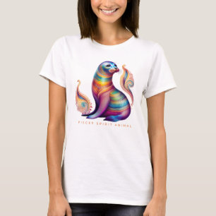 Camiseta Peixes Spirit Animal Seal Alebrije Female