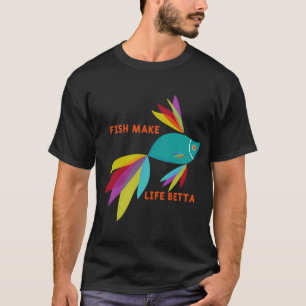 Camiseta Peixes Tornam a Vida Mais Bonita