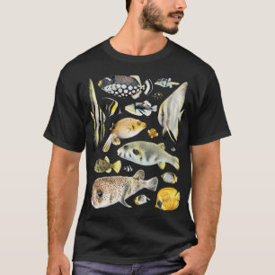 Camiseta Peixes Tropicais do Oceano Índico
