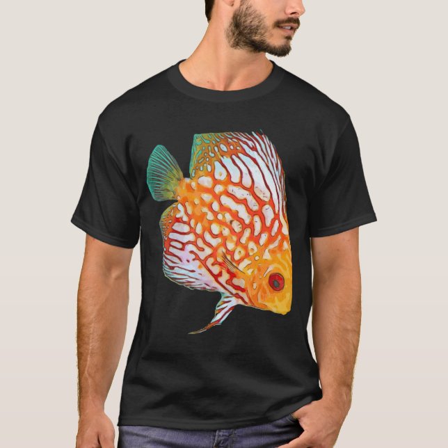 Camiseta Peixes Tropicais Exóticos (Frente)