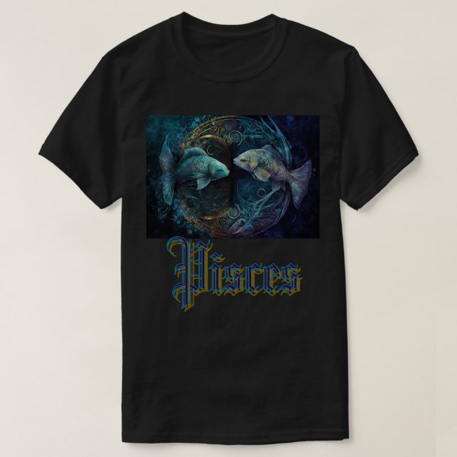 Camiseta Peixes Zodiac (Frente do Design)