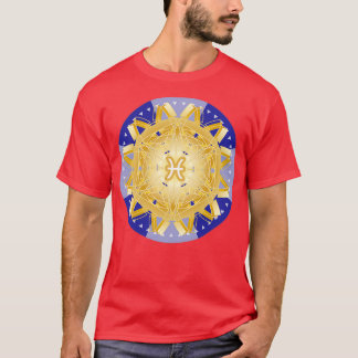 Camiseta Peixes Zodiac Mandala