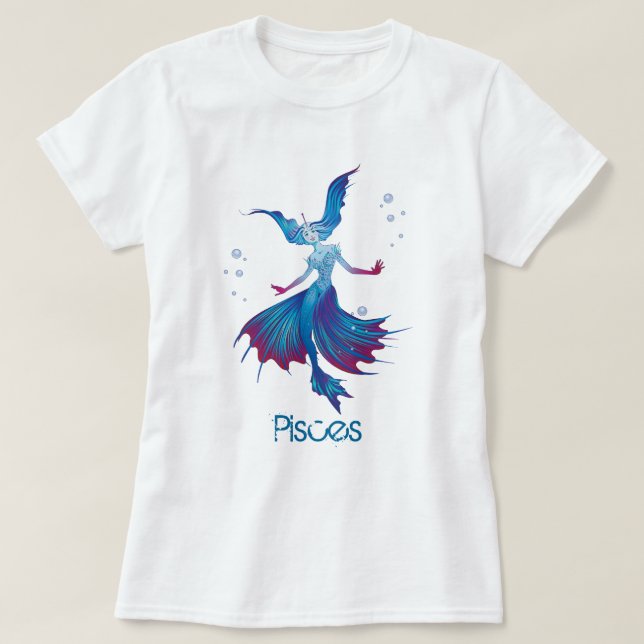 Camiseta Peixes Zodiac T-Shirt (Frente do Design)