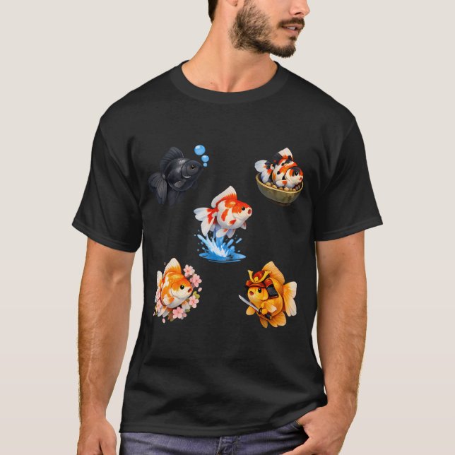 Camiseta Peixinho Dourado Fofo (Frente)