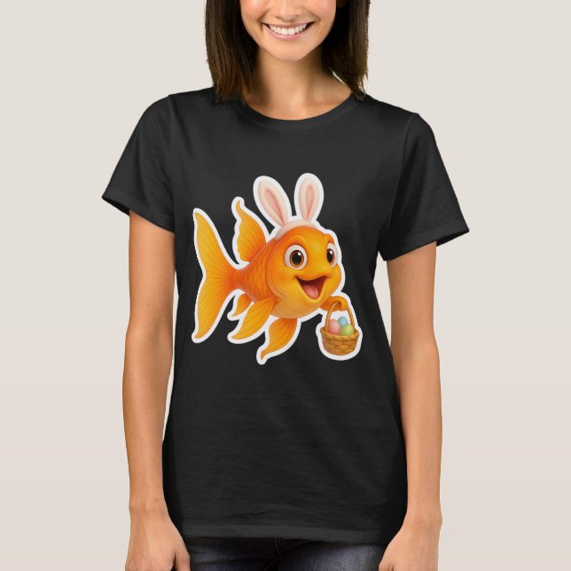 Camiseta Peixinhos Dourados de Páscoa (Frente)