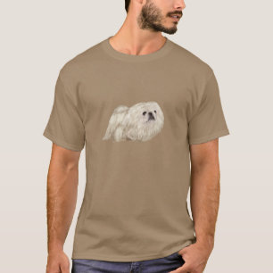 Camiseta Pekingês - Branco