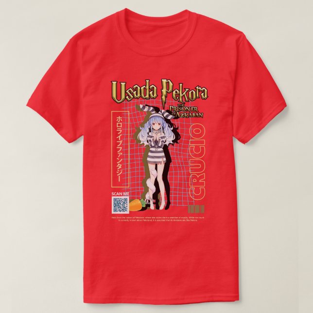 Camiseta Pekora O Prisioneiro de Azkaban v2 (Frente do Design)