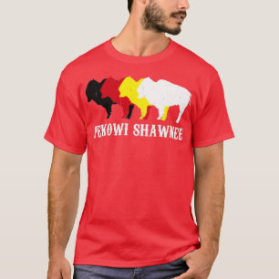Camiseta Pekowi Shawnee índios nativos americanos