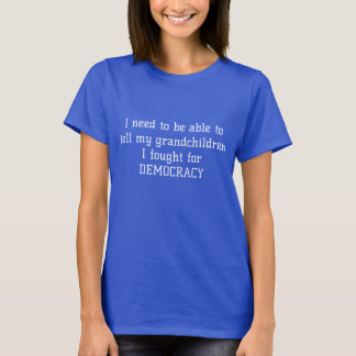Camiseta pela democracia