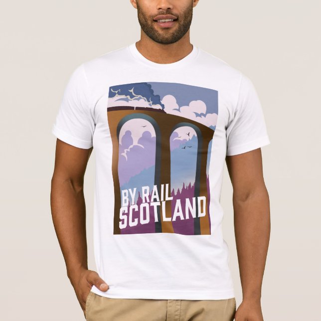 Camiseta Pela Ferrovia Escócia (Frente)