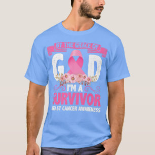Camiseta Pela Graça Deus Eu Sou Um Sobrevivente Cancer Surv