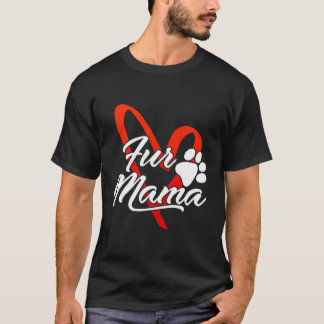 Camiseta Pele Cachorro Mãe Cachorro Bonito Cachorro Cachorr