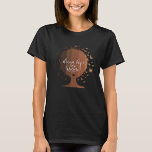 Camiseta Pele castanha Rainha Melanina Sonho Grande Rainha