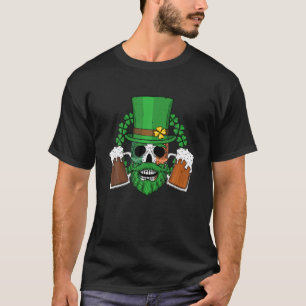 Camiseta Pele De Açúcar Saint Patricks Dia Da Cerveja Irlan