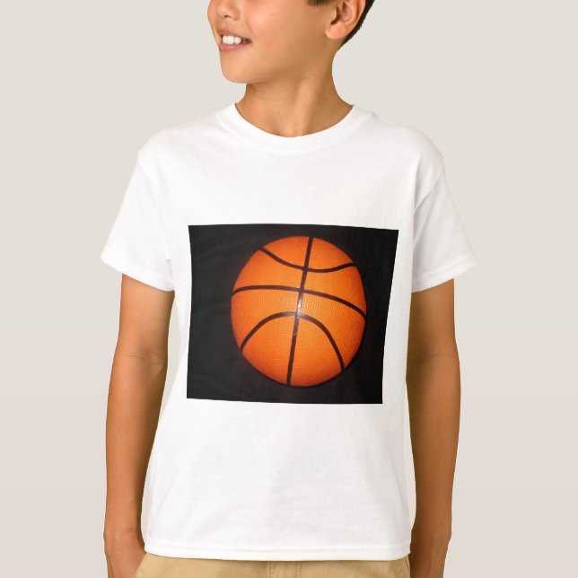 Camiseta Pele de Textura em Fecho de Basquete (Frente)