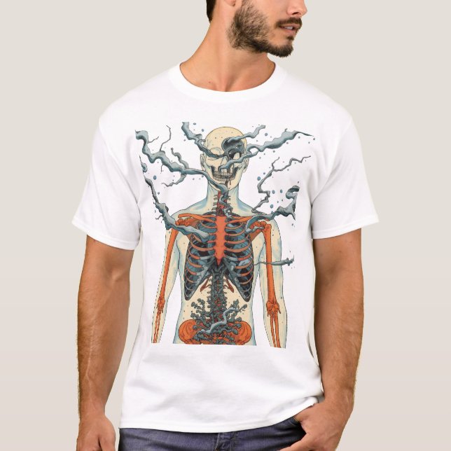 Camiseta Pele Feita de Janelas (Frente)