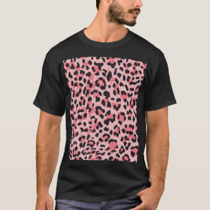 Camiseta Pele-leopardo: textura perfeita da safra