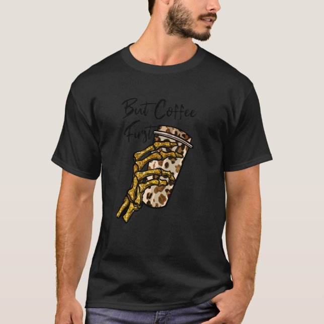 Camiseta Pele, Mas Primeira Mão De Café Com Café (Frente)