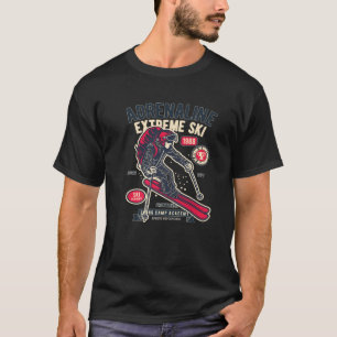 Camiseta Pele Vintage E Retro Para Adrenalina Extreme Sk