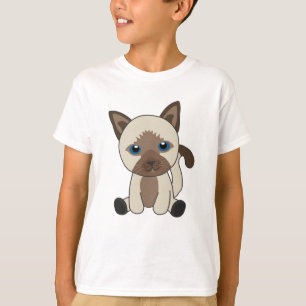 Camiseta Peles De Gatinho De Gato Animais De Casca Menina S