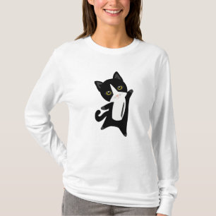 Camiseta Peles De Gatinho De Gato Animais De Corte De Casca