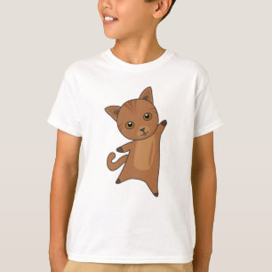 Camiseta Peles De Gatinho De Gato Animais De Corte De Casca