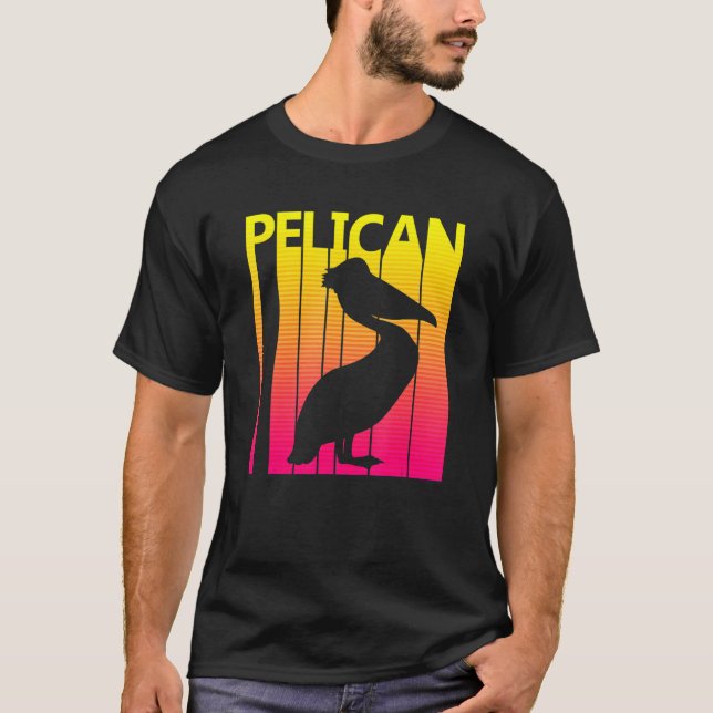 Camiseta Pelican Bird Retro Costume (Frente)