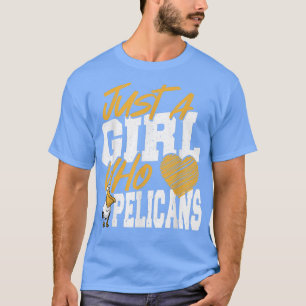 Camiseta Pelican é uma garota que ama pelicanos
