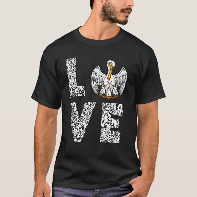 Camiseta Pelican Love Pintinho Hatch Tropical Bird Leop (Frente)