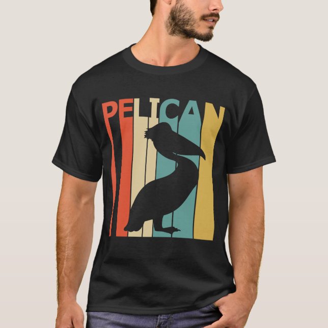 Camiseta Pelican Retro Vintage Animal (Frente)