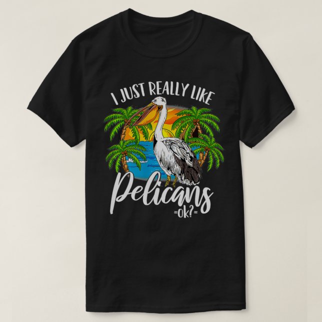 Camiseta Pelican Tropical Birds  (Frente do Design)