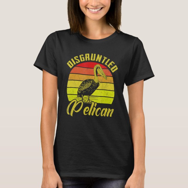 Camiseta Pelican Vintage Animal descontente (Frente)