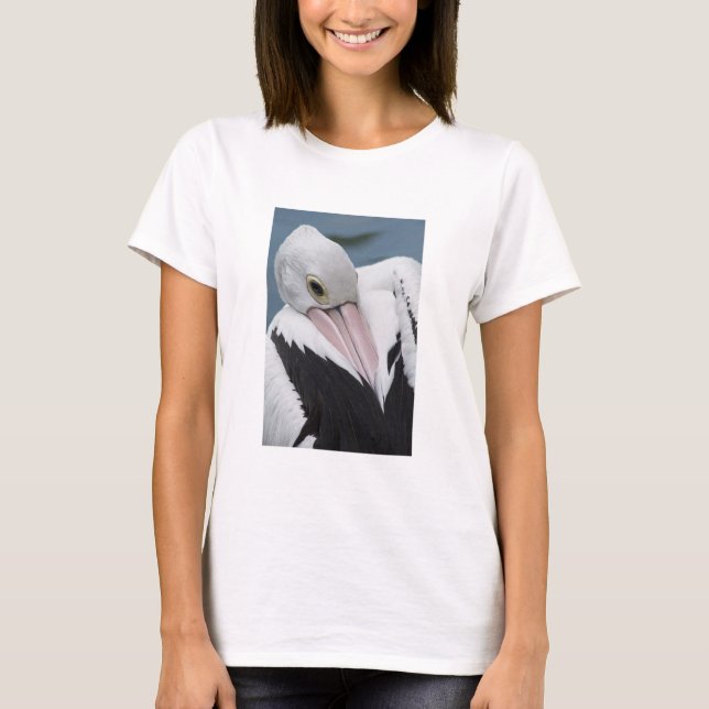Camiseta Pelicano australiano close up (Frente)