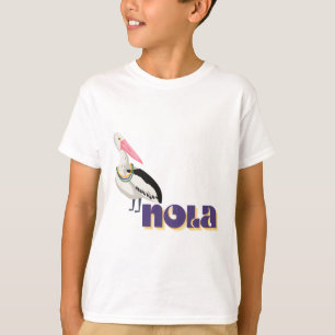 Camiseta Pelicano de Nova Orleans com contas