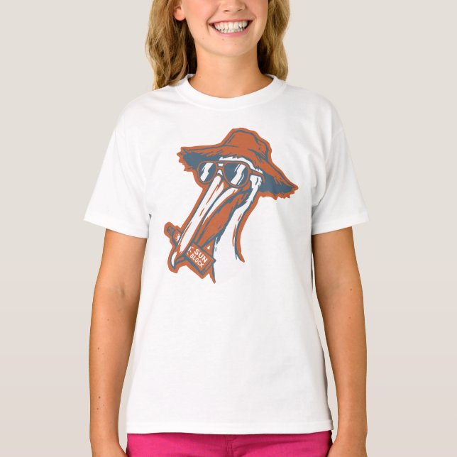 Camiseta Pelicano protegido do sol (Frente)