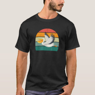 Camiseta Pelicanos Bico Grande Pelicano Bico Peixe Voa Asas