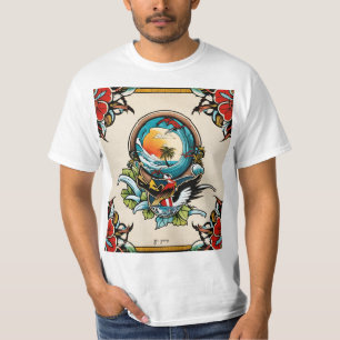 Camiseta Pelicanos no Pier   Marina Costeira