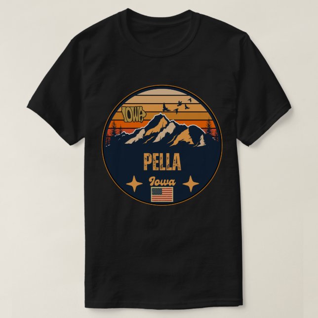Camiseta Pella, Iowa (Frente do Design)