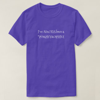 Camiseta pelo amor ao roxo