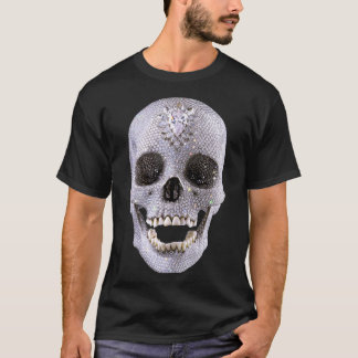 Camiseta Pelo amor de Deus Primeiro Arte Crânio Dom