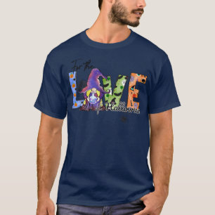 Camiseta Pelo Amor Do Halloween Spooky Halloween Gnomo