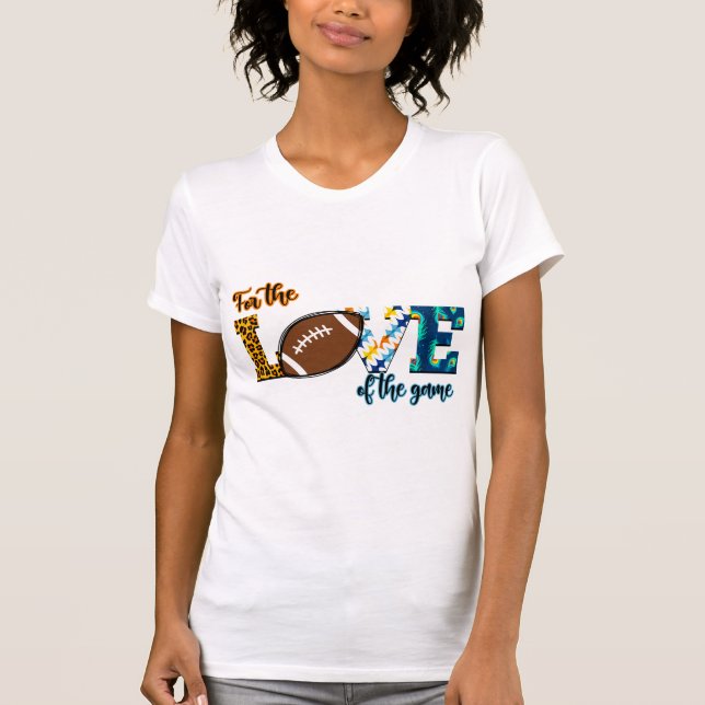 Camiseta Pelo Amor Do Jogo, Mãe Leopardo (Frente)